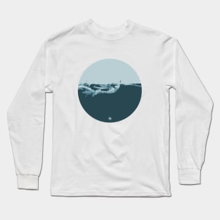 Texas Style Lone Surfer Long Sleeve T-Shirt